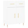 vidaXL Highboard Wei&szlig; 69,5x34x180 cm Holzwerkstoff