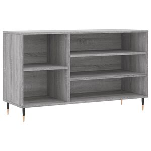 vidaXL Schuhregal Grau Sonoma 102x36x60 cm Holzwerkstoff