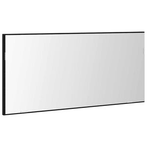 vidaXL Spiegel Schwarz Eichen-Optik 80 x 37 cm