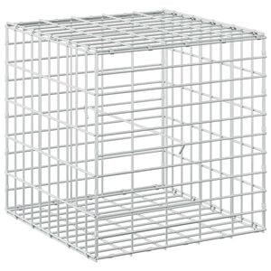 vidaXL Gabione mit 5 mm Draht und 5x10 cm Maschen 50x50x50 cm