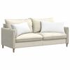 vidaXL Sofakissen 2 pcs Wei&szlig; 80 x 40 cm Stoff
