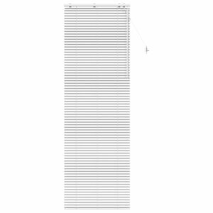vidaXL Venezianische Jalousie Wei&szlig; 70 x 250 cm 35 mm