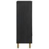 vidaXL Highboard Schwarz 60x33x100 cm Holzwerkstoff