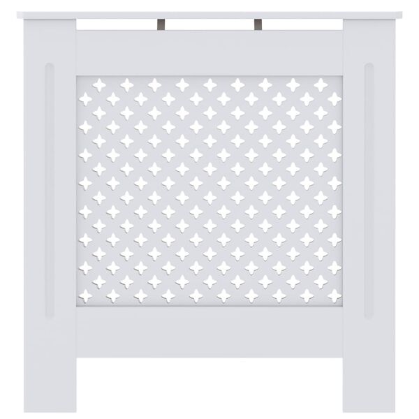 vidaXL MDF Heizk&ouml;rperverkleidung Wei&szlig; 78 cm