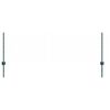 vidaXL Zaunpfosten 5 pcs Gr&uuml;n 100 cm Stahl