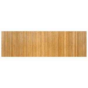 vidaXL Teppich Rechteckig Natur 60x200 cm Bambus