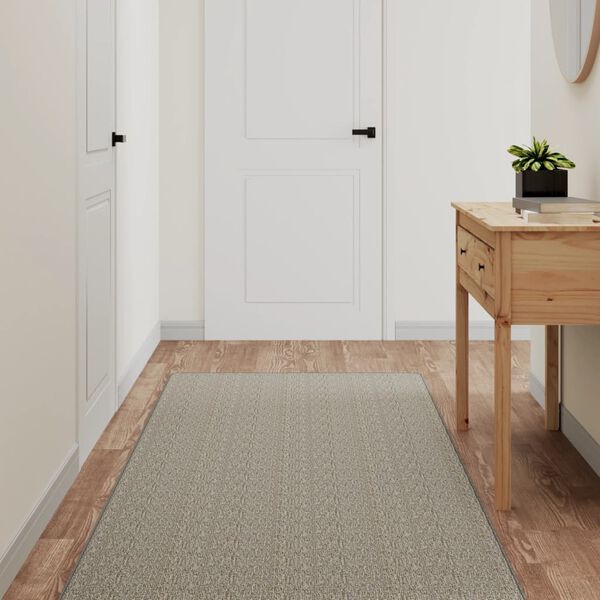 vidaXL Teppichl&auml;ufer Sisal-Optik Platina 80x200 cm