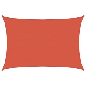 vidaXL Sonnensegel 160 g/m&sup2; Terrakottarot 5x7 m HDPE