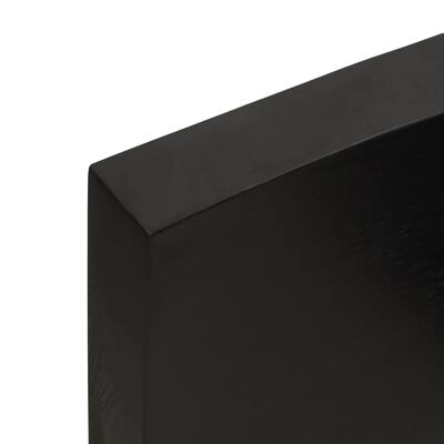 vidaXL Tischplatte 160x60x(2-6) cm Massivholz Behandelt Baumkante