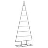 vidaXL Metall-Weihnachtsbaum f&uuml;r Dekorationen Schwarz 150 cm