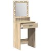 vidaXL Schminktisch Sonoma-Eiche 50 x 41 x 135 cm Holzwerkstoff