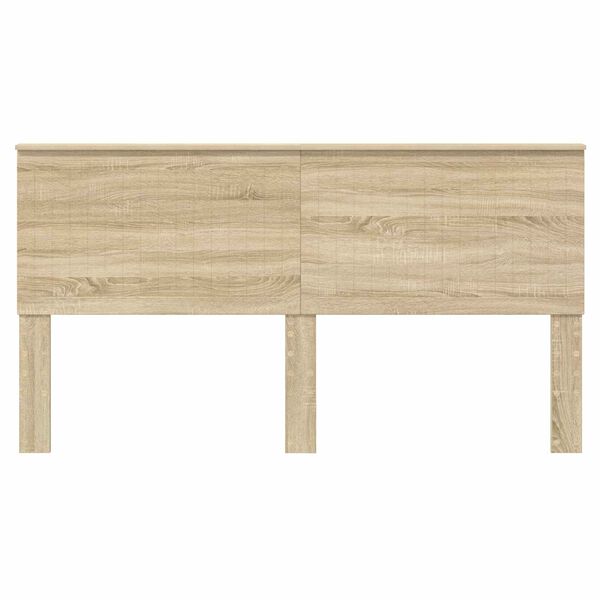 vidaXL Kopfteil mit Kopfteil Sonoma-Eiche 180 cm Holzwerkstoff