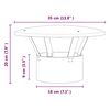 vidaXL Regenabdeckung Schornstein Silber 35 x 35 x 20 cm Edelstahl