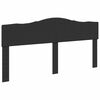 vidaXL Aufbewahrungsbett Schwarz 200 x 200 cm Holzwerkstoff