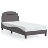 vidaXL Bettgestell "Viana" ohne Matratze Grau 80x200 cm Kunstleder