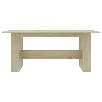 vidaXL Esstisch Sonoma-Eiche 180x90x76 cm Holzwerkstoff