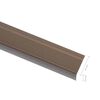 vidaXL Treppenkantenprofil in L-Form 15 Stk. Aluminium 100cm Braun
