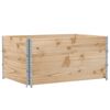 vidaXL Paletten-Aufsatzrahmen 3 Stk. 120x80 cm Massivholz Kiefer