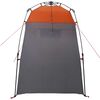 vidaXL Duschzelt mit Speicher Grau und Orange 160 x 160 x 227 cm Stahl