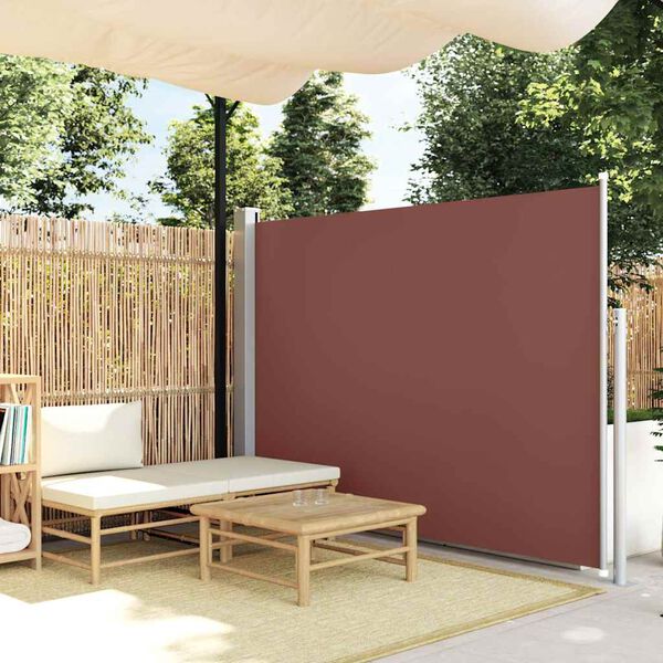 vidaXL Ausziehbare Seitenmarkise 170×300 cm Braun