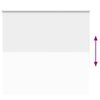 vidaXL Verdunkelungsrollo Wei&szlig; 165x150cm Stoffbreite 161,6cm Polyester