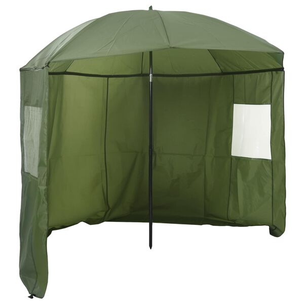 vidaXL Angel-Regenschirm Gelb-Armee 220 x 193 cm Oxford-Polyester