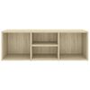 vidaXL Schuhbank Sonoma-Eiche 105x35x35 cm Holzwerkstoff
