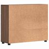 vidaXL Holzschrank mit Speicher Braun Eichen-Optik 88,5 x 30,5 x 73 cm