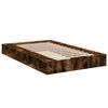 vidaXL Bettgestell R&auml;uchereiche 135x190 cm Holzwerkstoff