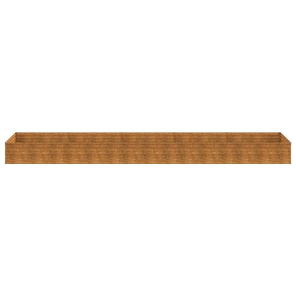 vidaXL Hochbeet 482x100x36 cm Cortenstahl