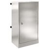 vidaXL Briefkasten mit Speicher Silber 30 x 20 x 55 cm Edelstahl