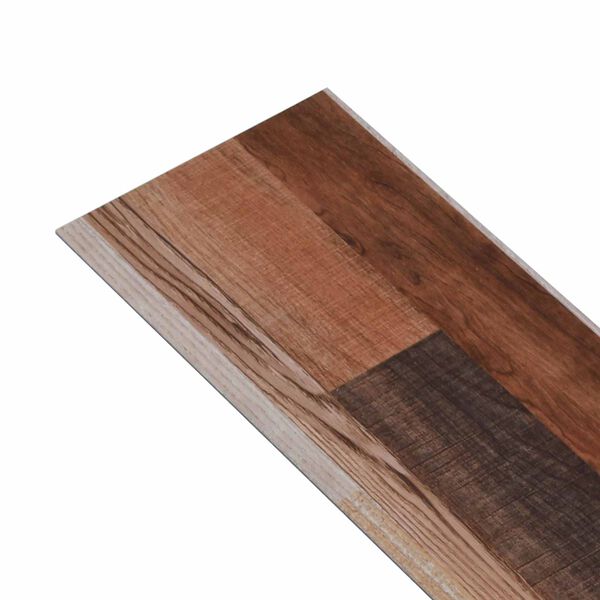 vidaXL Bodenplanken 18 pcs Mehrfarbig 5,26 m&sup2; PVC