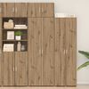 vidaXL Aufbewahrungsschrank 3 pcs Artisan-Eiche