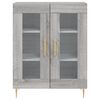 vidaXL Highboard Grau Sonoma 69,5x34x180 cm Holzwerkstoff