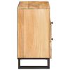 vidaXL Nachttisch Natur 50 x 33 x 62 cm Massivholz Mango