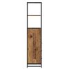 vidaXL Badezimmerm&ouml;bel-Set Altholz 35 x 37,5 x 166 cm Holzwerkstoff