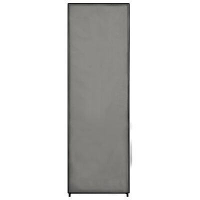 282460 vidaXL Wardrobe Grey 87x49x159 cm Fabric