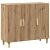 vidaXL Sideboard Artisan-Eiche 90x34x80 cm Holzwerkstoff