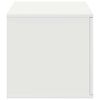 vidaXL Aufbewahrungsschrank 2 pcs Wei&szlig; 127 x 41 x 40 cm Holzwerkstoff