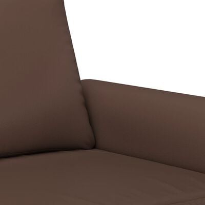 vidaXL 2-Sitzer-Sofa Braun 120 cm Kunstleder