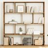 vidaXL B&uuml;cherregal Artisan-Eiche 132x29x141,5 cm Holzwerkstoff