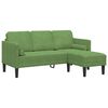 vidaXL Sofa Set mit Kissen 2 pcs Hellgr&uuml;n Polyester