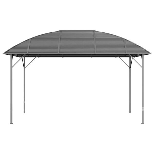 vidaXL Pavillon mit Bogendach 3x4 m Anthrazit
