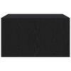 vidaXL Couchtisch mit Schubladen Schwarz Eichen-Optik 70,5x70x40 cm