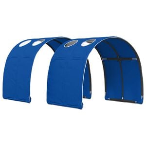 vidaXL Bettunnel 2 stk. Blau Polyester