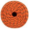 vidaXL Bootsseil Orange 8 mm 100 m Polypropylen