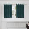 vidaXL Verdunkelungsvorh&auml;nge 2 pcs Dunkelgr&uuml;n 140 x 140 cm Samt