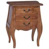 vidaXL Aufbewahrungstruhe 48 x 35 x 64 cm Massives Mahagoni Holz