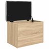 vidaXL Aufbewahrungsbank Sonoma-Eiche 62 x 42 x 45 cm Holzwerkstoff