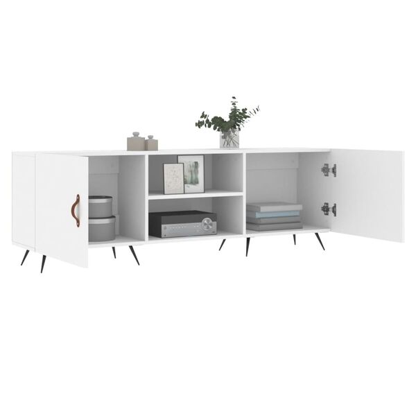 vidaXL TV-Schrank Weiß 150x30x50 cm Holzwerkstoff